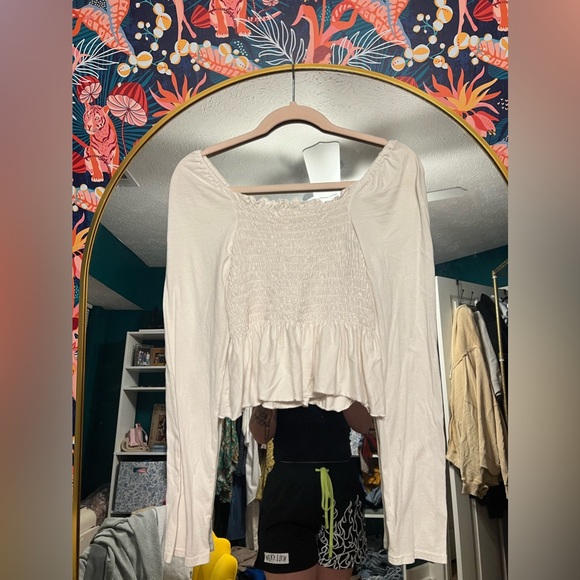 Truly Madly Deeply white long sleeve blouse - Picture 2 of 3